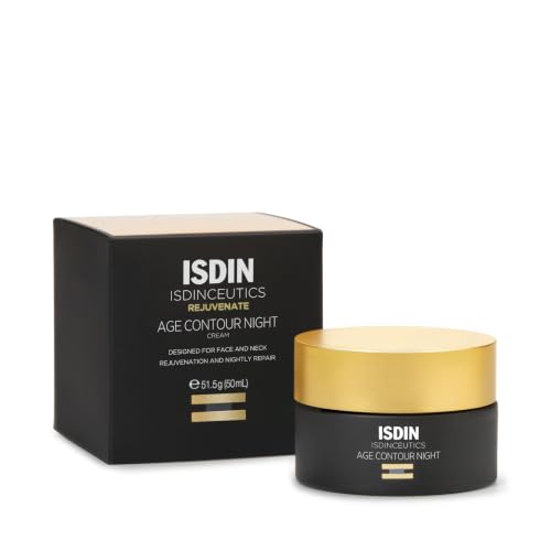 ISDIN Isdinceutics Age Contour Face & Neck Night Cream, Melatonin, 1.8 oz
