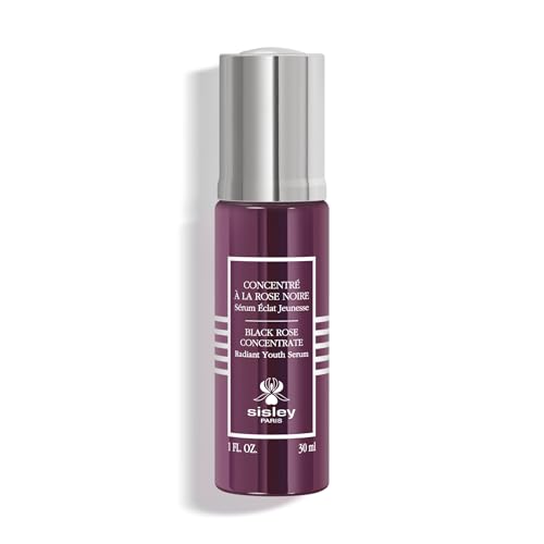 Sisley Paris Black Rose Concentrate Radiant Youth Serum - 30 mL - Expert Radiance Antioxidant Serum to Visibly Plump, Retexturize & Revitalize Skin - Ultra Fresh, Ultra Potent, Ultra Light