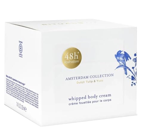 RITUALS Amsterdam Collection Whipped Body Cream, Dutch Tulip & Yuzu, Rich Moisturizing, Soft & Silky Skin, Luxury Hydration, 7.4 oz/200mL