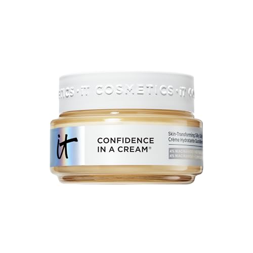 IT Cosmetics Confidence in a Cream - Face Moisturizer, Hydrating & Anti Aging, Visibly Reduces Fine Lines & Wrinkles, 48H Hydration, Repairs Skin Barrier, Squalane, Ceramides, For All Skin Types