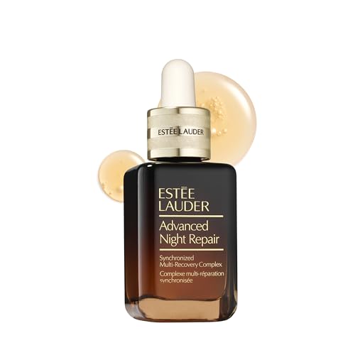 Estée Lauder Advanced Night Repair Face Serum Synchronized Multi-Recovery Complex with Hyaluronic Acid & Peptides | Anti Aging & Hydrating Serum, 1 Fl Oz