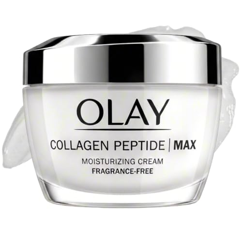 Olay Collagen Peptide Face Moisturizer, Firming Cream for Women, Fragrance-Free, Non-Greasy - Hydrating, Anti-Aging, Anti-Wrinkle, Smoothing of Fine Lines, Tightening Skin Care - Niacinamide, 1.7 Oz