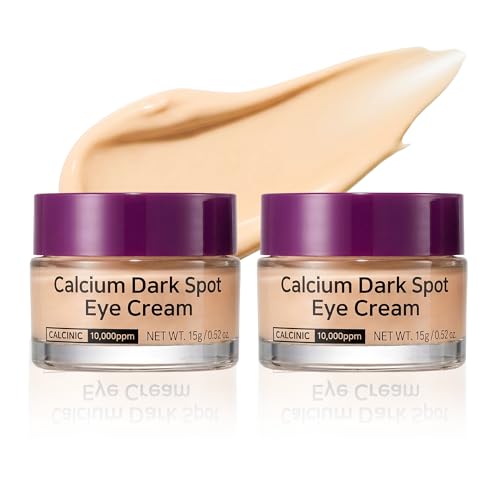 Tivurelia Calcium Dark Spot Eye Cream 2 Pack | Anti-Aging Eye Cream for Dark Circles, Sagging and Elasticity