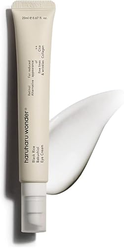 Haruharu Wonder Black Rice Bakuchiol Eye Cream 0.67 fl.oz / 20ml | Ant — Our hands-on testing setup for difference between luxury 