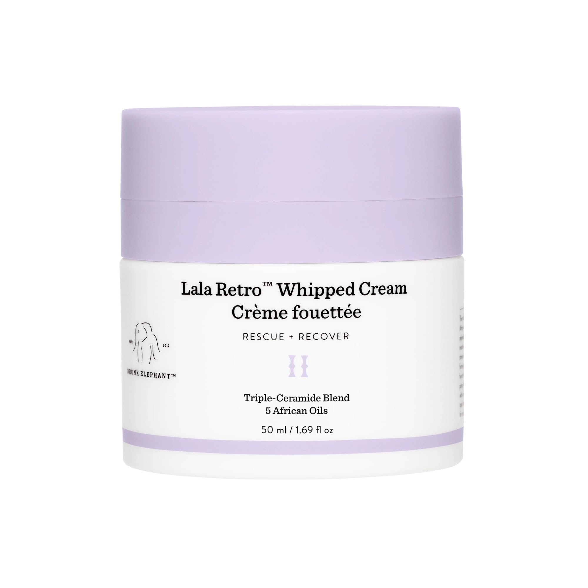 Drunk Elephant Lala Retro Whipped Cream - 50 ml/1.69 fl oz - Ceramide — Our recommended configuration for best results