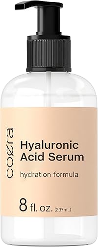Coera Hyaluronic Acid Serum | 8 fl oz | Moisturizing and Hydrating | F — Complete testing methodology overview