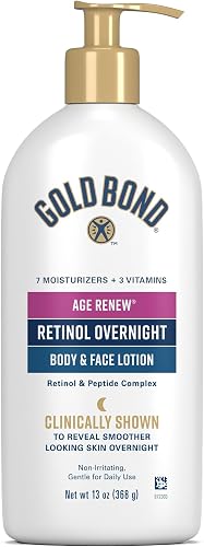Gold Bond Age Renew Retinol Overnight Body & Face Lotion, 13 Oz, Anti- — Our hands-on testing setup for maximize benefits luxury a