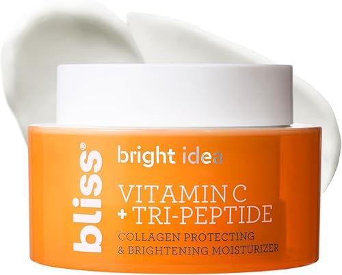 Bliss Vitamin C + Tri-Peptide Brightening Moisturizer | Squalane & Hyd — Our hands-on testing setup for top luxury day creams