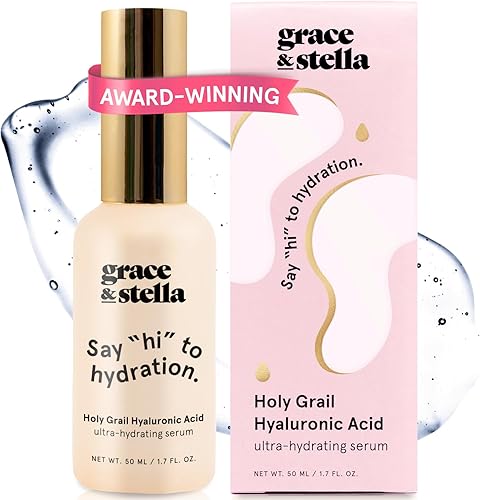 grace & stella Award Winning Hyaluronic Acid Serum (50ml/1.7 fl oz) Hy — Our hands-on testing setup for sk-ii vs estée lauder comp