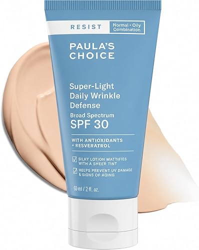 Paula's Choice RESIST SPF 30 Super-Light Daily Wrinkle Defense Tinted — Our recommended pick for most buyers