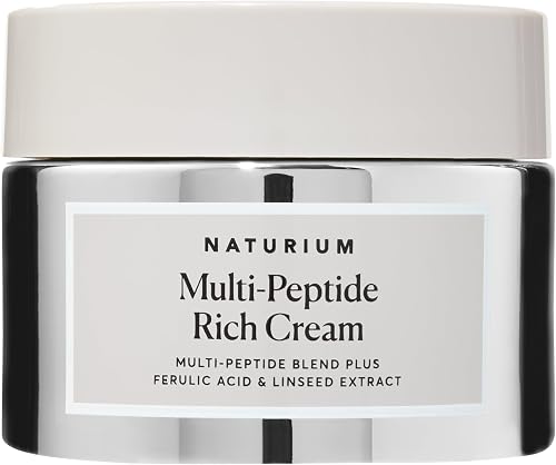 Naturium Multi-Peptide Rich Cream, Hydrating & Nourishing to Help Appe — Our hands-on testing setup for luxury face creams with sp
