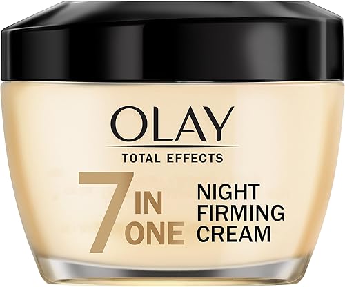 Olay Total Effects Night Firming Cream Face Moisturizer, 1.7 oz — Our hands-on testing setup for best face cream for firming skin