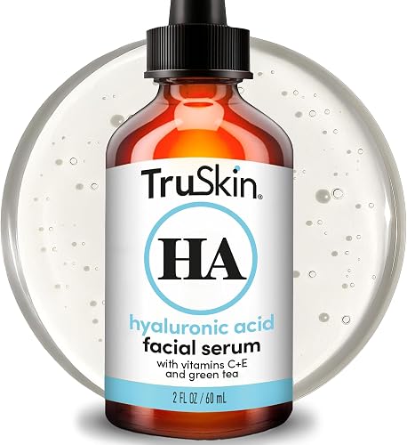 TruSkin Hyaluronic Acid Serum for Face - 7 Ultra-Hydrating Ingredients — Manufacturer product photo — how to apply anti-aging face