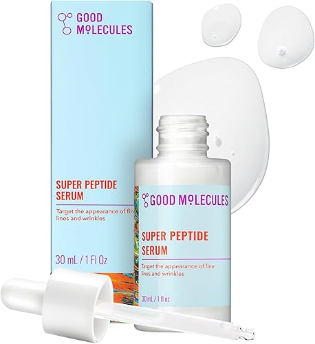 Good Molecules Super Peptide Serum - Anti-aging Facial Serum with Pept — Our hands-on testing setup for best luxury anti-aging fac