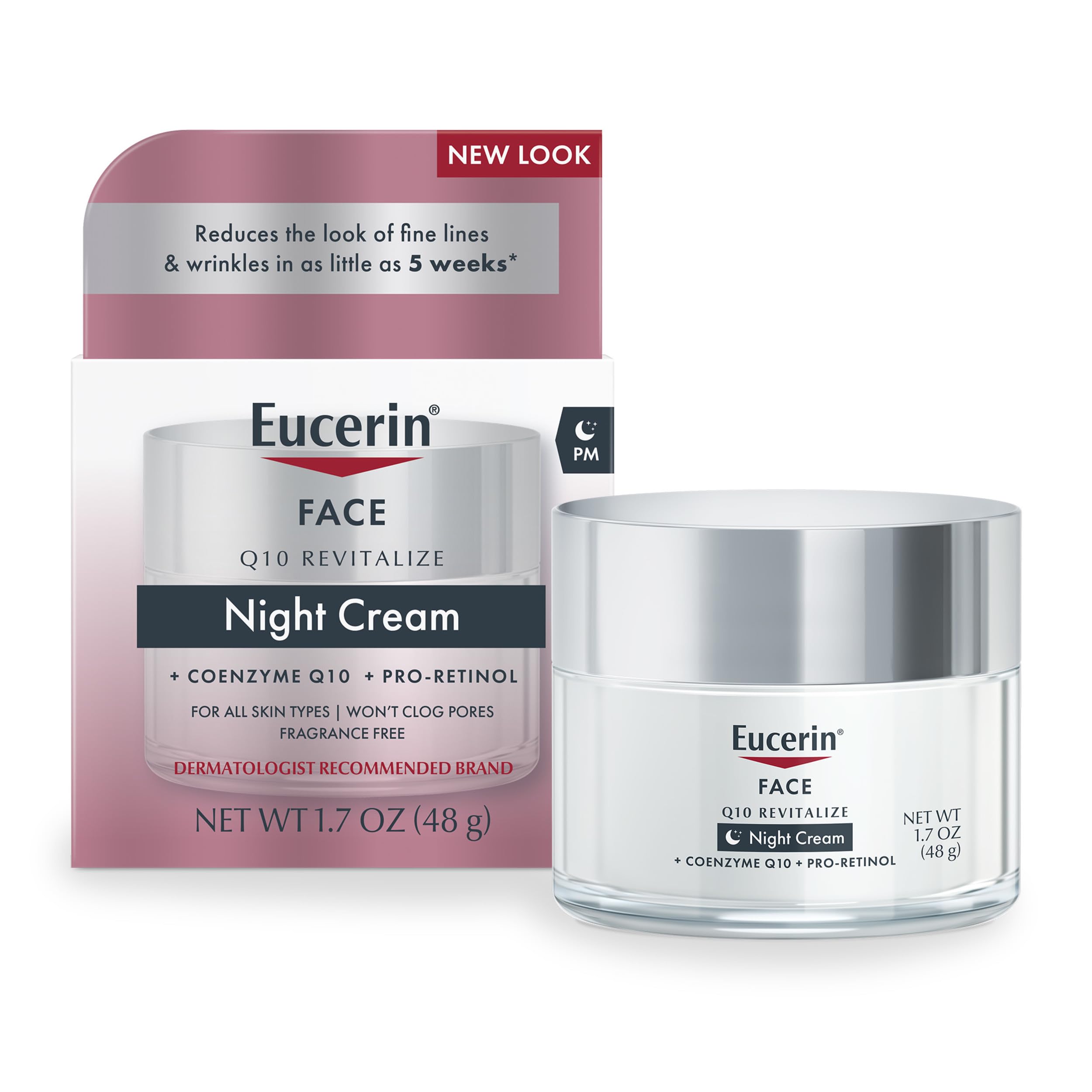 Eucerin Q10 Anti-Wrinkle Night Cream + Pro-Retinol, Facial Cream for S — Our hands-on testing setup for best anti-aging creams for