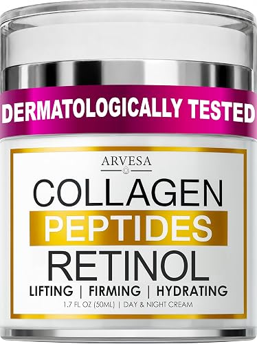 Retinol Cream for Face with Collagen Peptides - Anti Aging Wrinkle Cre — Real-world performance testing in action